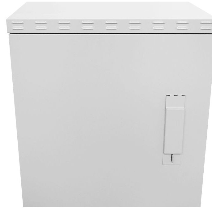 Scoop 12U 450mm Deep Outdoor Cabinet with 2 fans