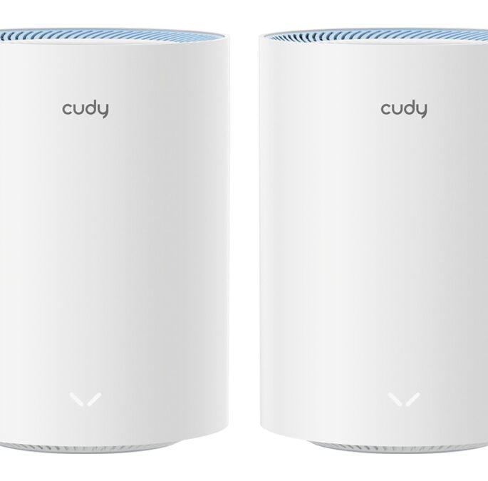 Cudy Dual Band WiFi 5 1200Mbps Fast Ethernet Mesh 2 Pack