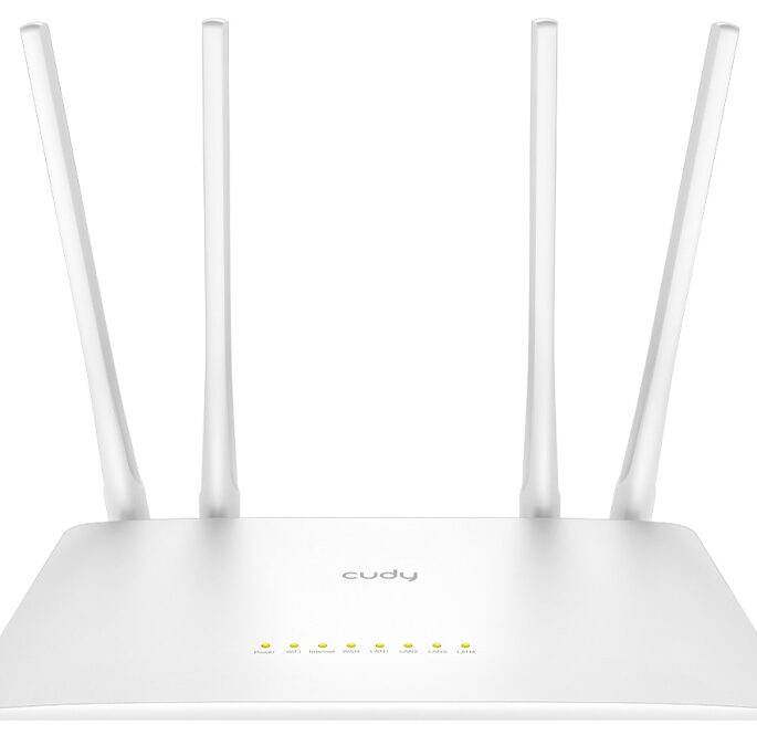 Cudy Dual Band WiFi 5 1200Mbps 5dBi Fast Ethernet Router