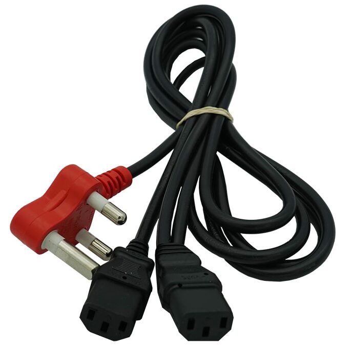 Dedicated 2 Way IEC Power Cable