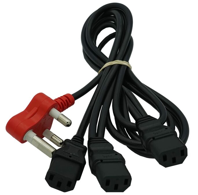 Dedicated 3 Way IEC Power Cable