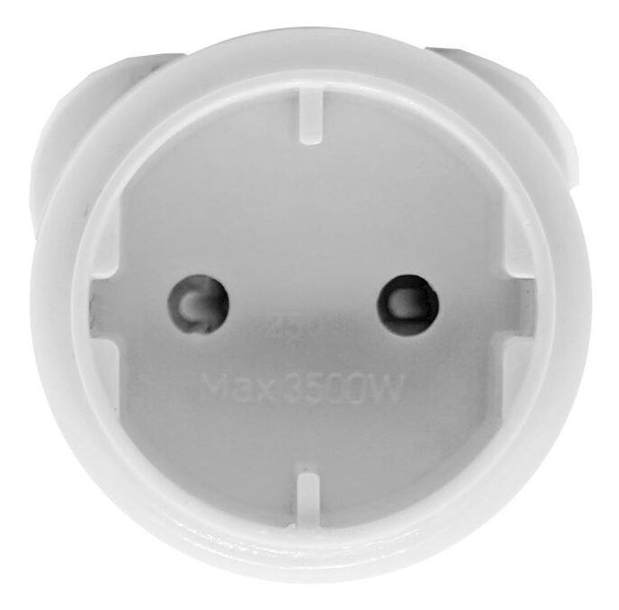 2-Pin Schuko to 16A 3-Pin Adaptor