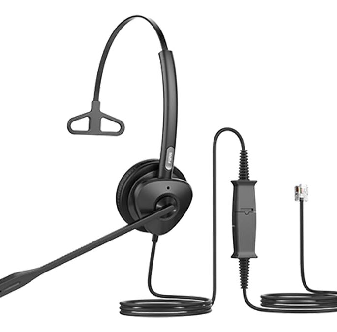 Fanvil Monaural RJ9 Headset with Microphone