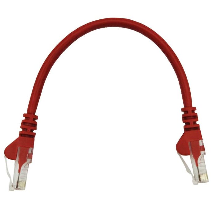 Linkbasic 22cm UTP Cat5e Flylead Red
