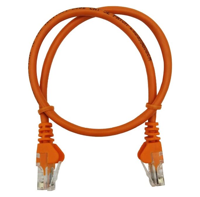Linkbasic 50cm UTP Cat5e Flylead Orange