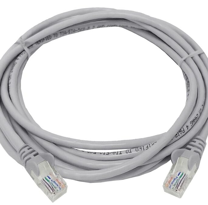 Linkbasic 3 Metre UTP Cat5e Flylead Grey