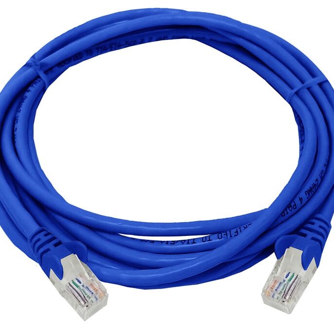Linkbasic 3 Metre UTP Cat5e Flylead Blue