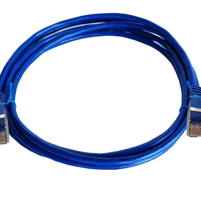 Linkbasic 3 Metre FTP Cat5e Flylead Blue