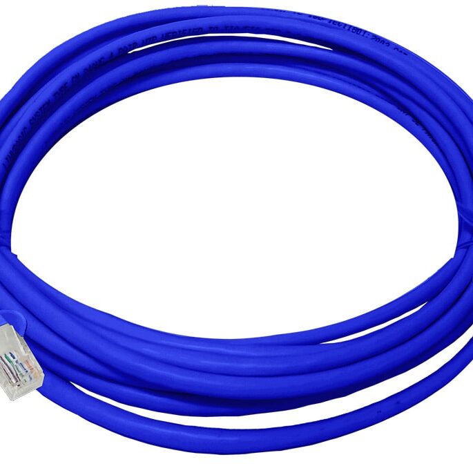 Linkbasic 5 Metre UTP Cat5e Flylead Blue