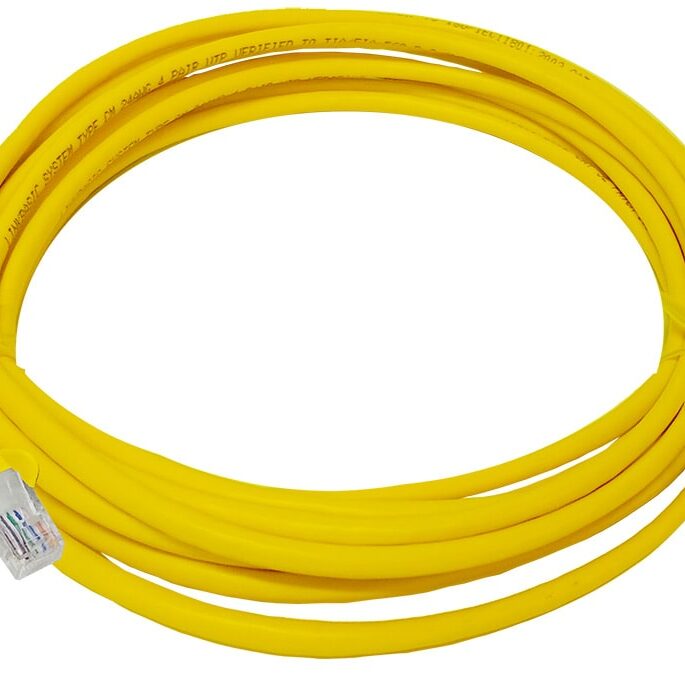 Linkbasic 5 Metre UTP Cat5e Flylead Yellow