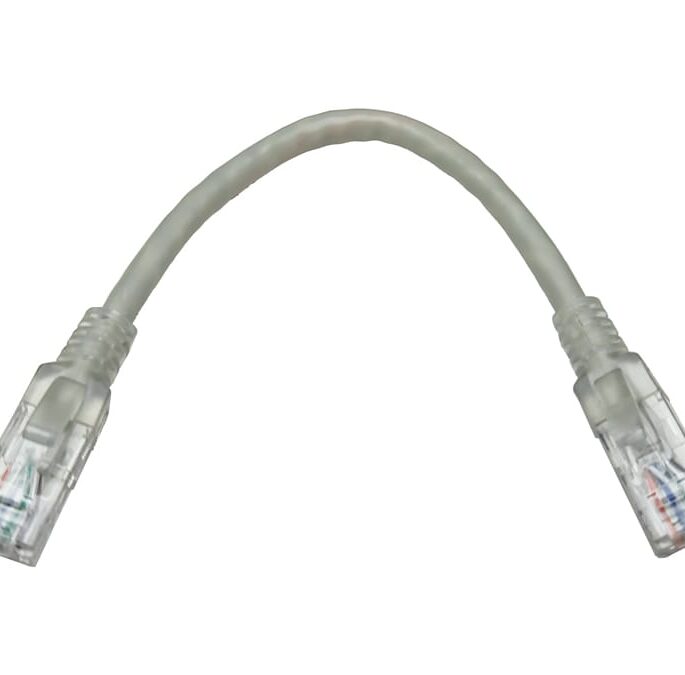 Linkbasic 22cm UTP Cat6 Flylead Grey