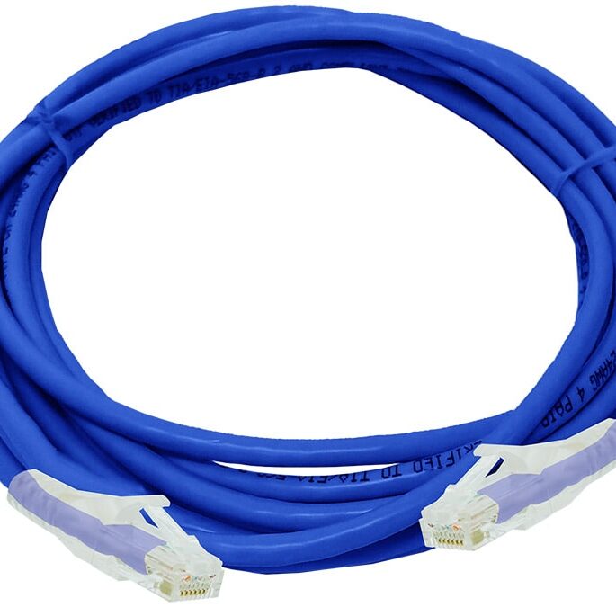 Linkbasic 3 Metre UTP Cat6 Flylead Blue