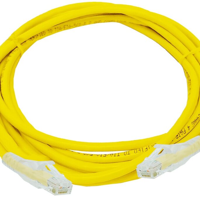 Linkbasic 3 Metre UTP Cat6 Flylead Yellow
