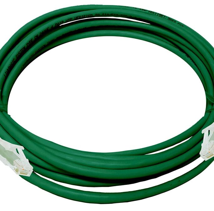 Linkbasic 5 Metre UTP Cat6 Flylead Green