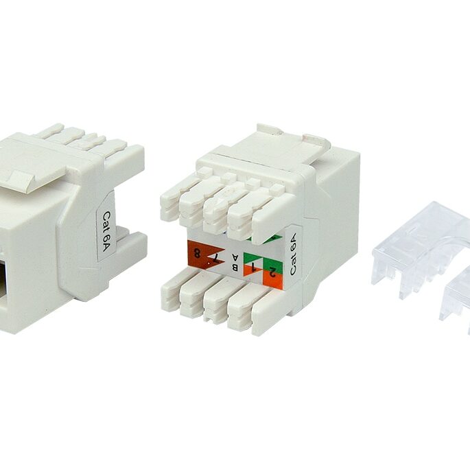 Linkbasic Cat6a UTP Keystone Jack