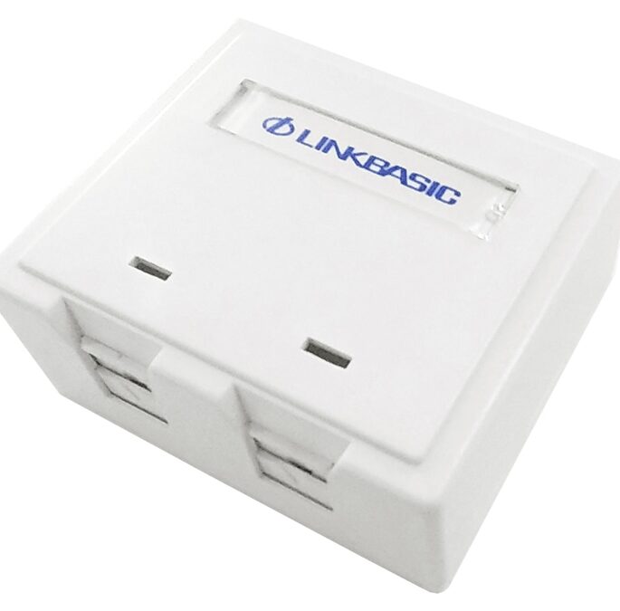 Linkbasic Cat6a Double Surface Mount Box