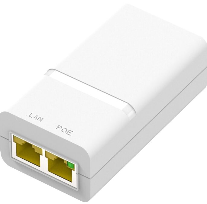 Procet Gigabit 24V 15W PoE Adapter with No Cable
