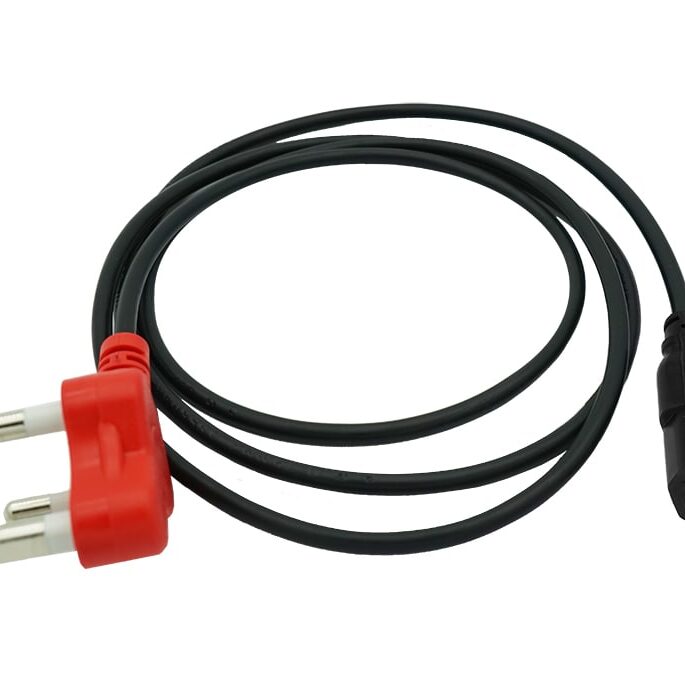 1.8m IEC Power Cord With Dedicated Plug Top