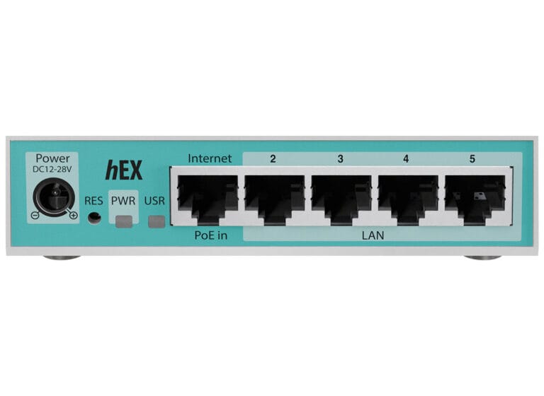 MikroTik hEX 5 Port Gigabit Desktop Router | E50UG