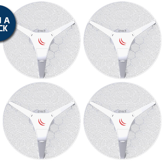 MikroTik LHG XL HP5 27dBi PtP CPE 4 Pack