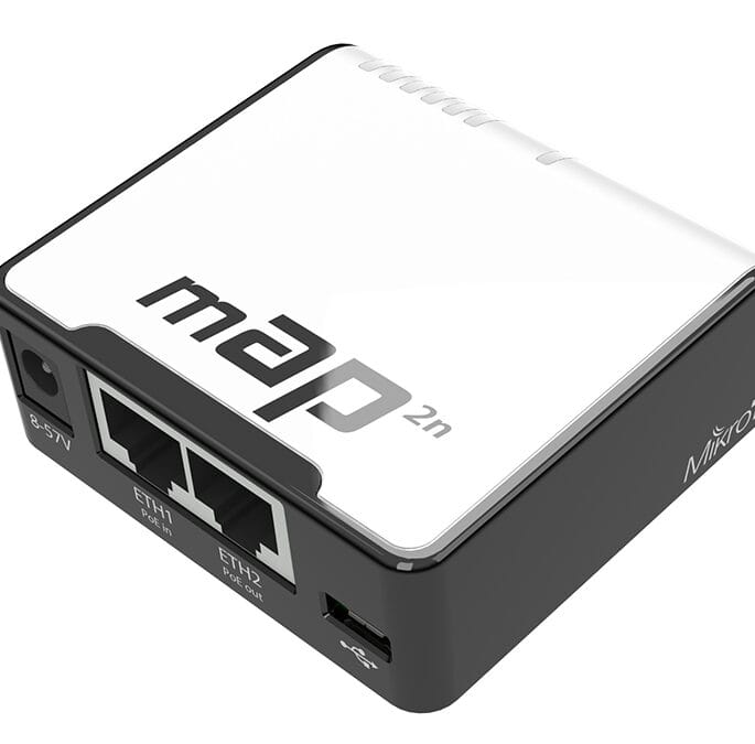 MikroTik mAP 2.4GHz  1.2dBi USB PoE WiFi AP