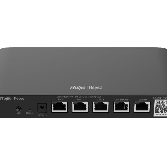 Reyee 5 Port Gigabit 2 WAN Cloud Router