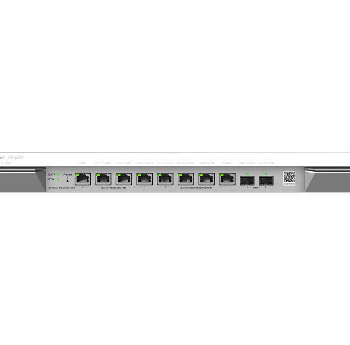 Reyee 8 Port Multi Gigabit 2SFP+ Multi-WAN Cloud Router