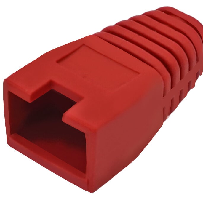 Linkbasic Red Boots RJ45