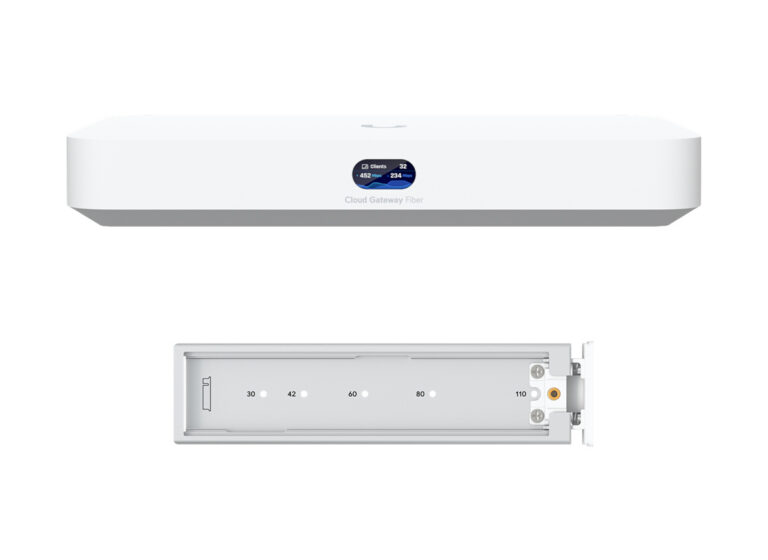 Ubiquiti 10G Multi-WAN UniFi Cloud Gateway Fiber with M.2 SSD Tray | UCG-Fiber & UACC-SSD-Tray