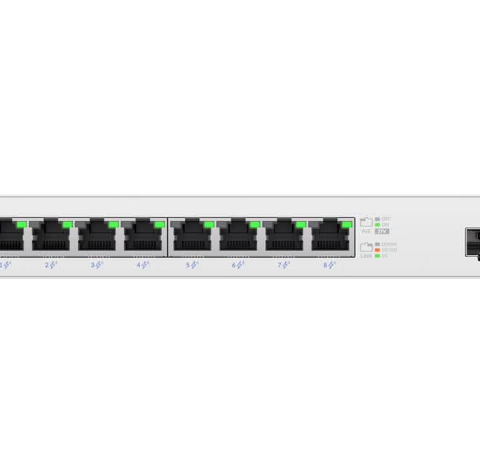 Ubiquiti UISP Router 8 Port Gigabit PoE 110W 1SFP
