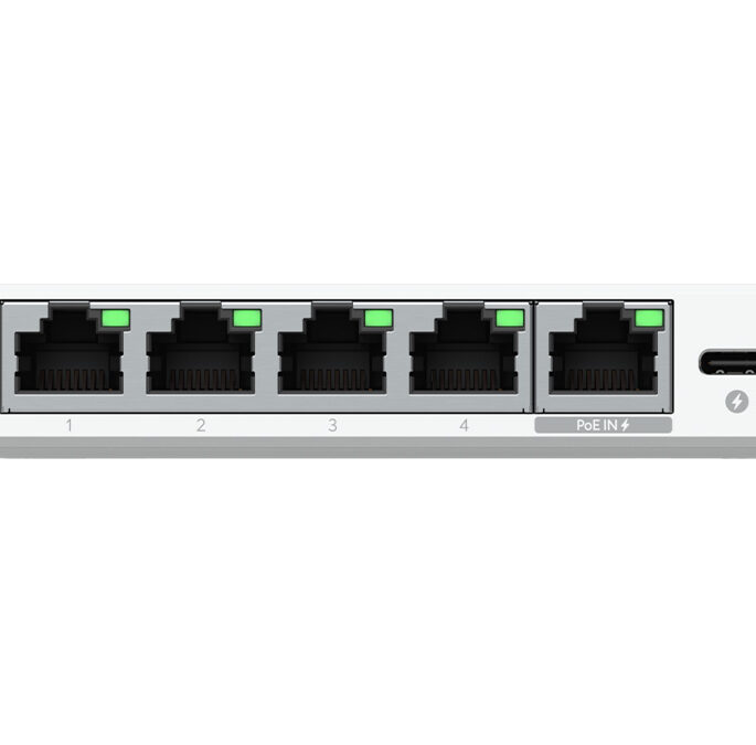 Ubiquiti UniFi Flex Mini 2.5Gbps 5 Port Switch with PoE Input