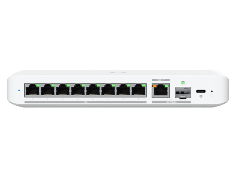 Ubiquiti UniFi Flex 2.5G 8 Port 2.5G with 10G Combo Uplink | USW-Flex-2.5G-8