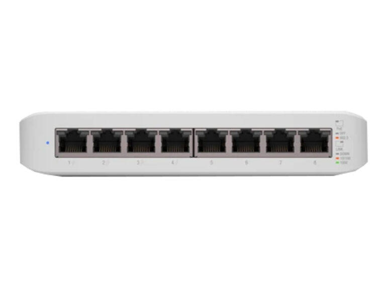 Ubiquiti UniFi Switch Lite 8 Port Gigabit 4PoE 52W | USW-Lite-8-POE