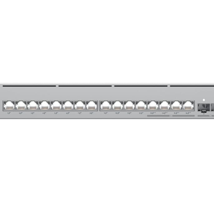 Ubiquiti UniFi Pro Max Switch 16 with 12 PoE 4x 2.5Gbps PoE++ 180W