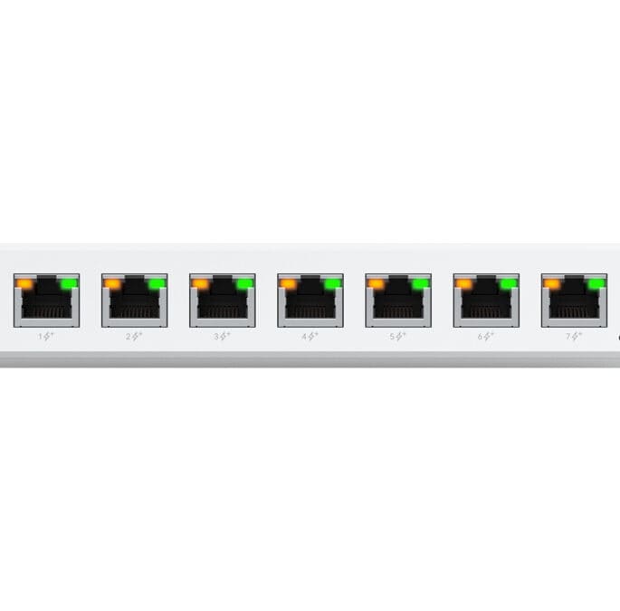 Ubiquiti UniFi Switch Ultra 8 Port Gigabit 1PoE Input 7 PoE Out