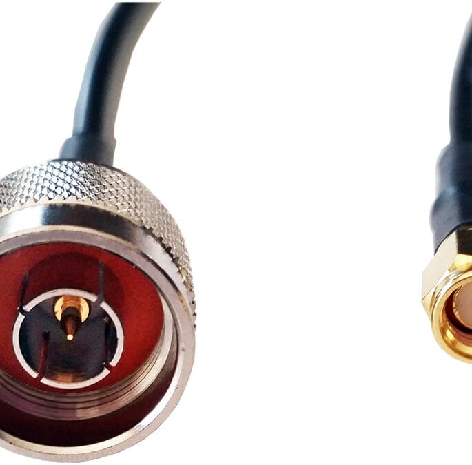 1M SMA R/P to N-Type Male LMR Cable