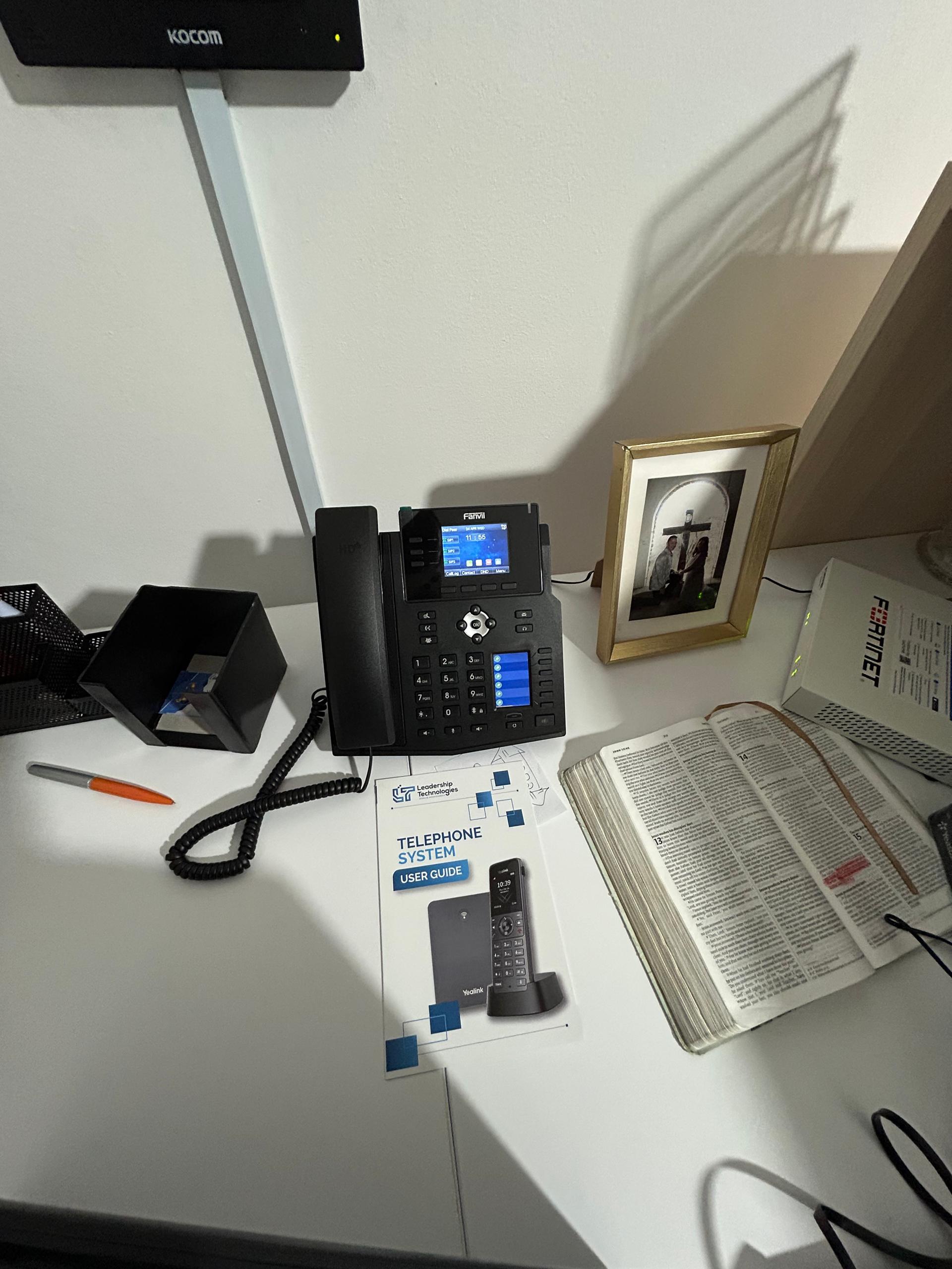 Call center agent handling business requests