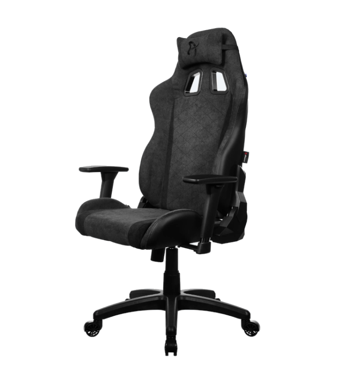 Arozzi Avanti Soft Fabric Gaming Chair – Dark Grey
