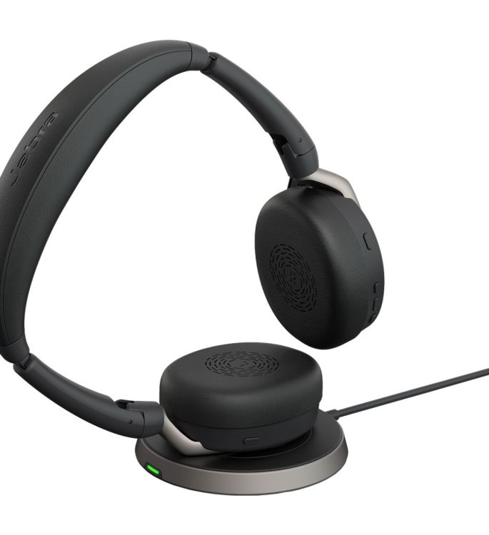 Jabra Evolve2 65 Flex USB-A MS Headset with Charge Stand